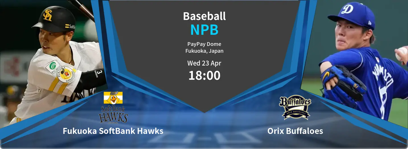 Fukuoka SoftBank Hawks VS Orix Buffaloes NPB Match Analysis – April 23, 2025