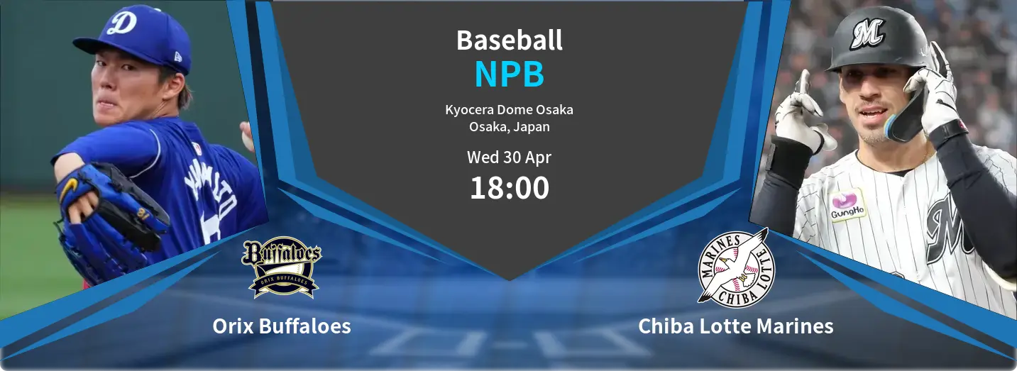 Orix Buffaloes VS Chiba Lotte Marines NPB Match Analysis – April 30, 2025