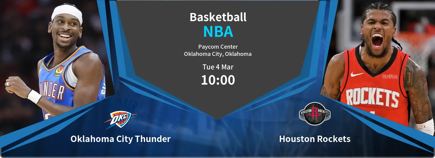 Oklahoma City Thunder VS Houston Rockets NBA Match Analysis – March 04, 2025