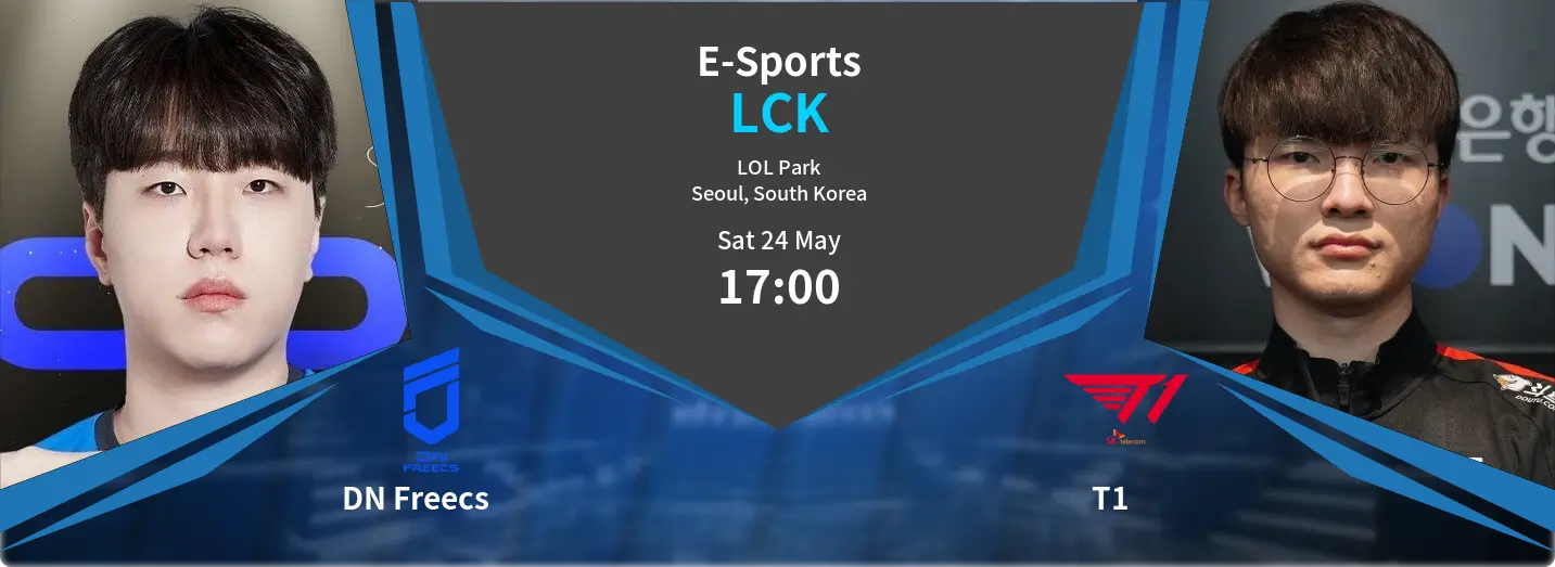 DN Freecs	 VS T1	 LCK Match Analysis – May 24, 2025
