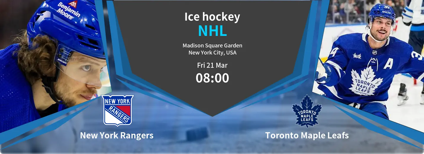 New York Rangers  VS Toronto Maple Leafs NHL Match Analysis – March 21, 2025