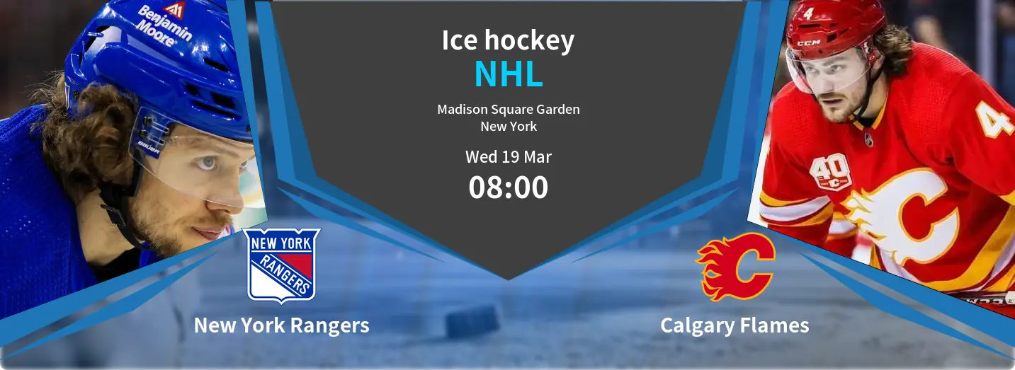 New York Rangers VS Calgary Flames NHL Match Analysis – March 19, 2025