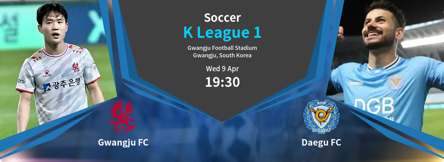 Gwangju FC VS Daegu FC K League 1 Match Analysis – April 09, 2025