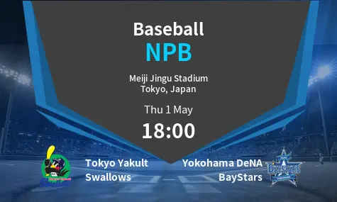 Tokyo Yakult Swallows VS Yokohama DeNA BayStars  NPB Match Analysis – May 01, 2025