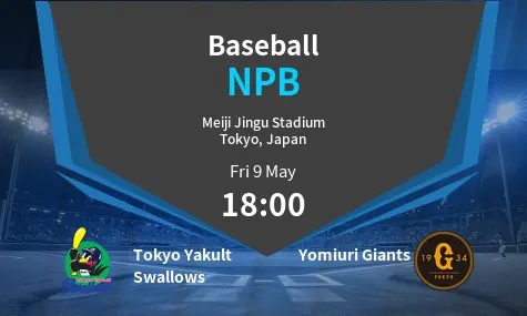 Tokyo Yakult Swallows  VS Yomiuri Giants NPB Match Analysis – May 09, 2025