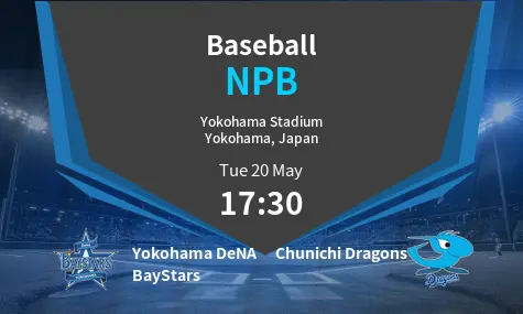 Yokohama DeNA BayStars VS Chunichi Dragons NPB Match Analysis – May 20, 2025