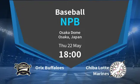 Orix Buffaloes VS Chiba Lotte Marines NPB Match Analysis – May 22, 2025