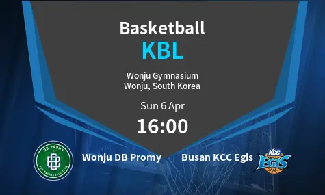 Wonju DB Promy VS Busan KCC Egis KBL Match Analysis – April 06, 2025