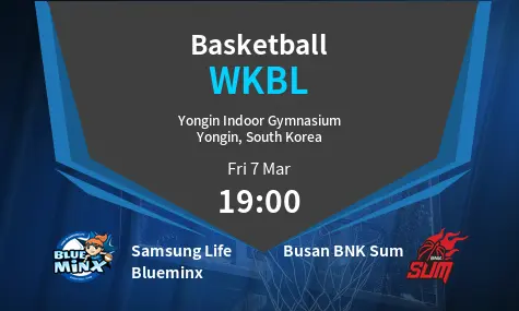 Samsung Life Blueminx VS Busan BNK Sum WKBL Match Analysis – March 07, 2025