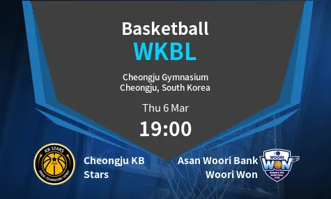 Cheongju KB Stars VS Asan Woori Bank Woori Won WKBL Match Analysis – March 06, 2025