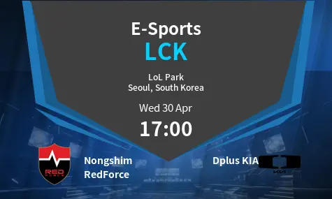 Nongshim RedForce VS Dplus KIA LCK Match Analysis – April 30, 2025