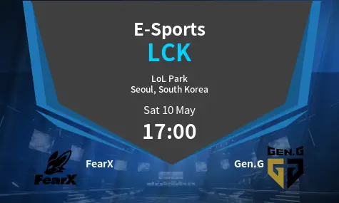 FearX VS Gen.G LCK Match Analysis – May 10, 2025