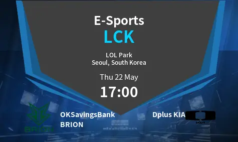 OKSavingsBank BRION VS Dplus KIA LCK Match Analysis – May 22, 2025