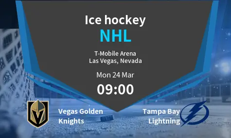 Vegas Golden Knights  VS Tampa Bay Lightning NHL Match Analysis – March 24, 2025