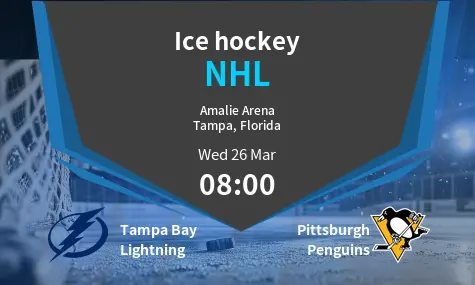 Tampa Bay Lightning VS Pittsburgh Penguins NHL Match Analysis – March 26, 2025