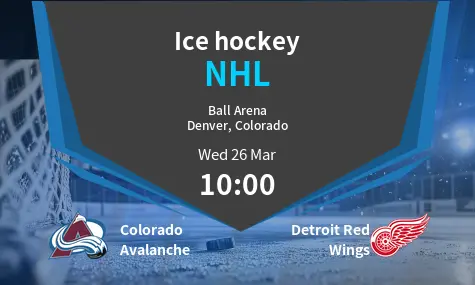 Colorado Avalanche VS Detroit Red Wings NHL Match Analysis – March 26, 2025