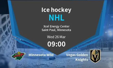Minnesota Wild VS Vegas Golden Knights NHL Match Analysis – March 26, 2025