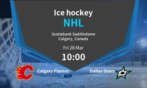 Calgary Flames VS Dallas Stars NHL Match Analysis – March 28, 2025