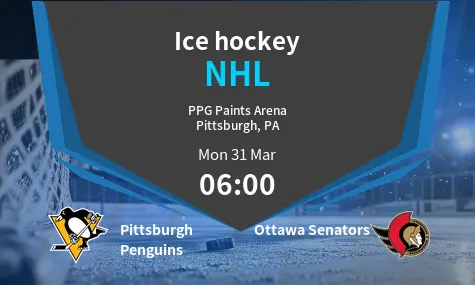 Pittsburgh Penguins VS Ottawa Senators NHL Match Analysis – March 31, 2025
