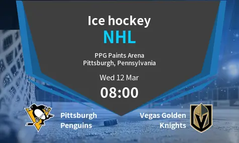 Pittsburgh Penguins VS Vegas Golden Knights NHL Match Analysis – March 12, 2025