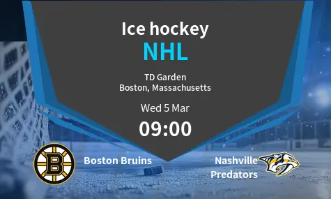 Boston Bruins VS Nashville Predators NHL Match Analysis – March 05, 2025