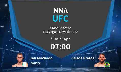 Ian Machado Garry	 VS Carlos Prates	 UFC Match Analysis – April 27, 2025