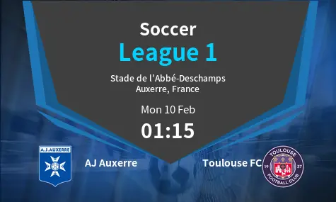 AJ Auxerre VS Toulouse FC League 1 Match Analysis – February 10, 2025