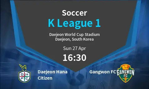 Daejeon Hana Citizen VS Gangwon FC K League 1 Match Analysis – April 27, 2025