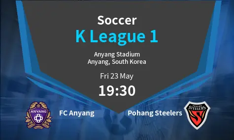 FC Anyang VS Pohang Steelers K League 1 Match Analysis – May 23, 2025