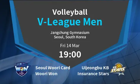 Seoul Woori Card Woori Won VS Uijeongbu KB Insurance Stars V-League Men Match Analysis – March 14, 2025