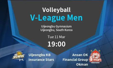 Uijeongbu KB Insurance Stars VS Ansan OK Financial Group Okman V-League Men Match Analysis – March 11, 2025