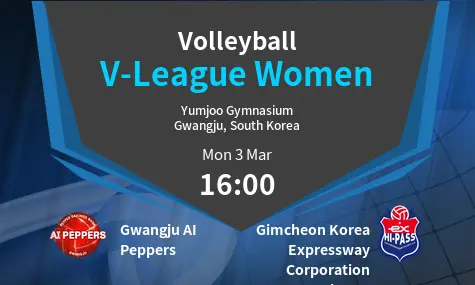 Gwangju AI Peppers VS Gimcheon Korea Expressway Corporation Hi-pass V-League Women Match Analysis – March 03, 2025