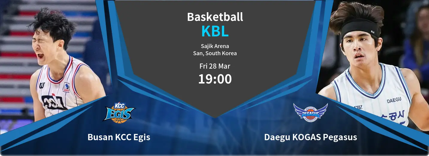 Busan KCC Egis VS Daegu KOGAS Pegasus KBL Match Analysis – March 28, 2025
