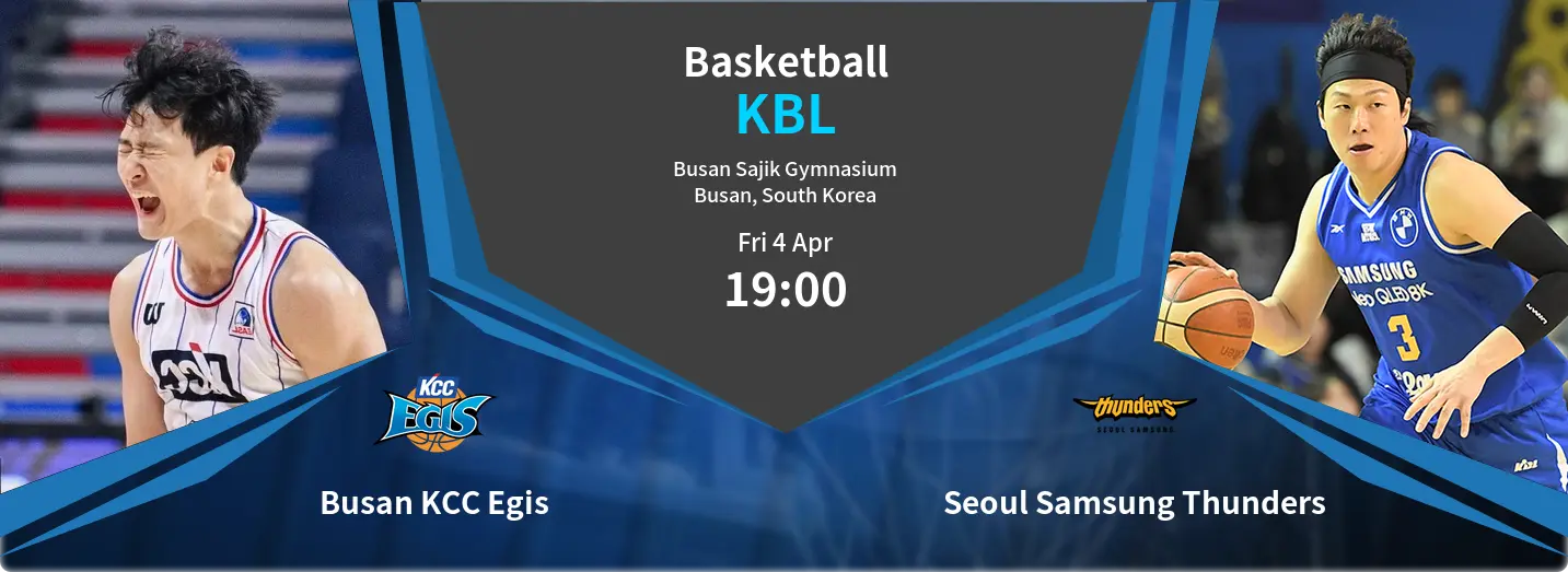 Busan KCC Egis VS Seoul Samsung Thunders KBL Match Analysis – April 04, 2025 Busan KCC Egis VS Seoul Samsung Thunders KBL Match Analysis – April 04, 2025