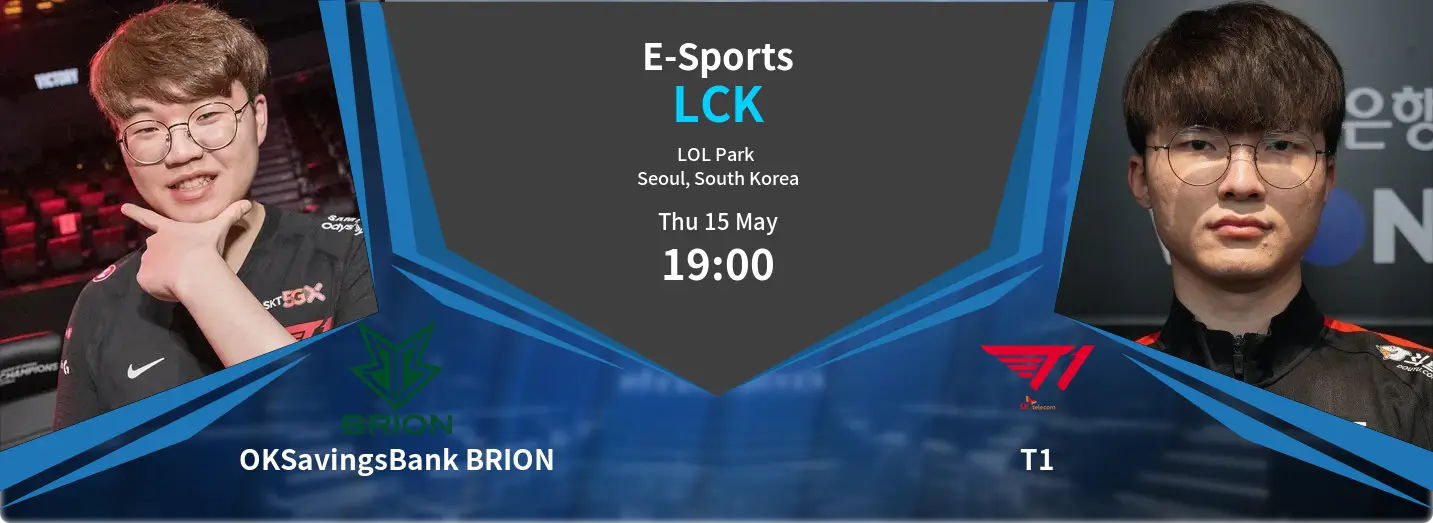 OKSavingsBank BRION VS T1 LCK Match Analysis – May 15, 2025