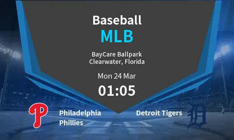 Philadelphia Phillies VS Detroit Tigers MLB Match Analysis – March 24, 2025