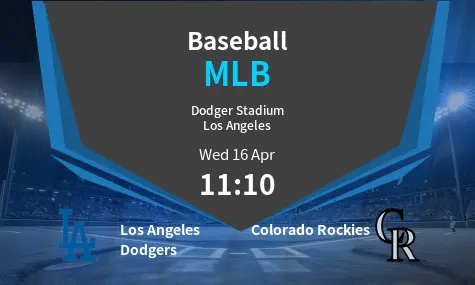 Los Angeles Dodgers VS Colorado Rockies MLB Match Analysis – April 16, 2025