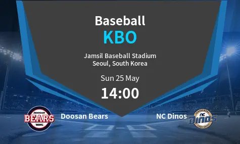Doosan Bears VS NC Dinos KBO Match Analysis – May 25, 2025