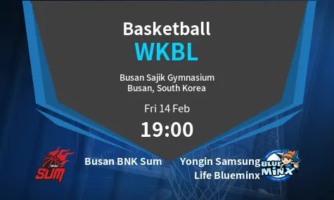 Busan BNK Sum VS Yongin Samsung Life Blueminx WKBL Match Analysis – February 14, 2025