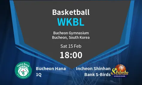 Bucheon Hana 1Q VS Incheon Shinhan Bank S-Birds WKBL Match Analysis – February 15, 2025