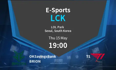 OKSavingsBank BRION VS T1 LCK Match Analysis – May 15, 2025
