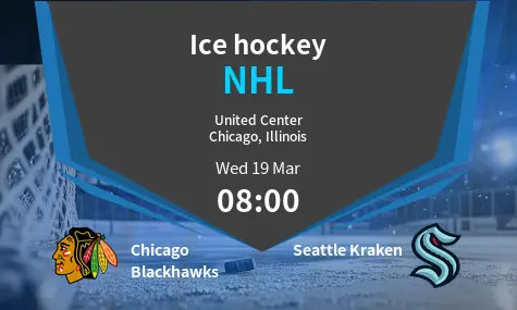 Chicago Blackhawks VS Seattle Kraken NHL Match Analysis – March 19, 2025