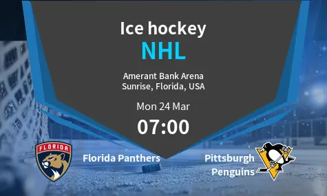 Florida Panthers VS Pittsburgh Penguins NHL Match Analysis – March 24, 2025
