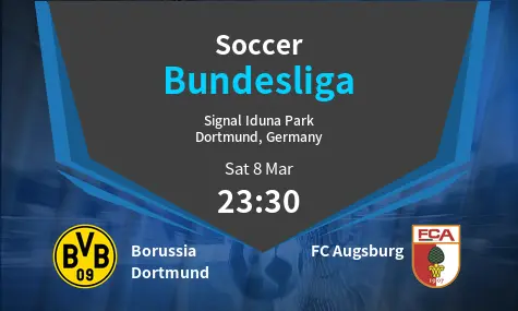 Borussia Dortmund VS FC Augsburg Bundesliga Match Analysis – March 08, 2025