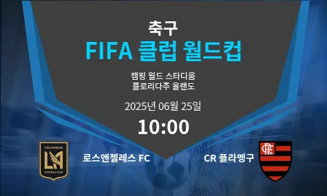 로스앤젤레스 FC VS CR 플라멩구 FIFA 클럽 월드컵 경기 분석 – 2025년 6월 25일