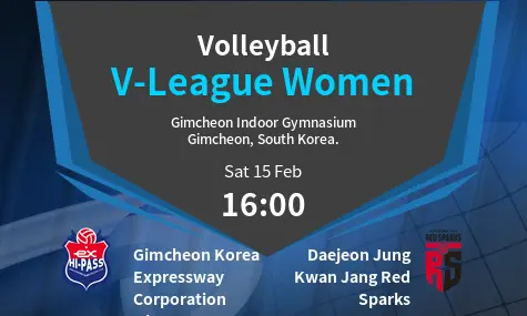 Gimcheon Korea Expressway Corporation Hi-pass VS Daejeon Jung Kwan Jang Red Sparks V-League Women Match Analysis – February 15, 2025